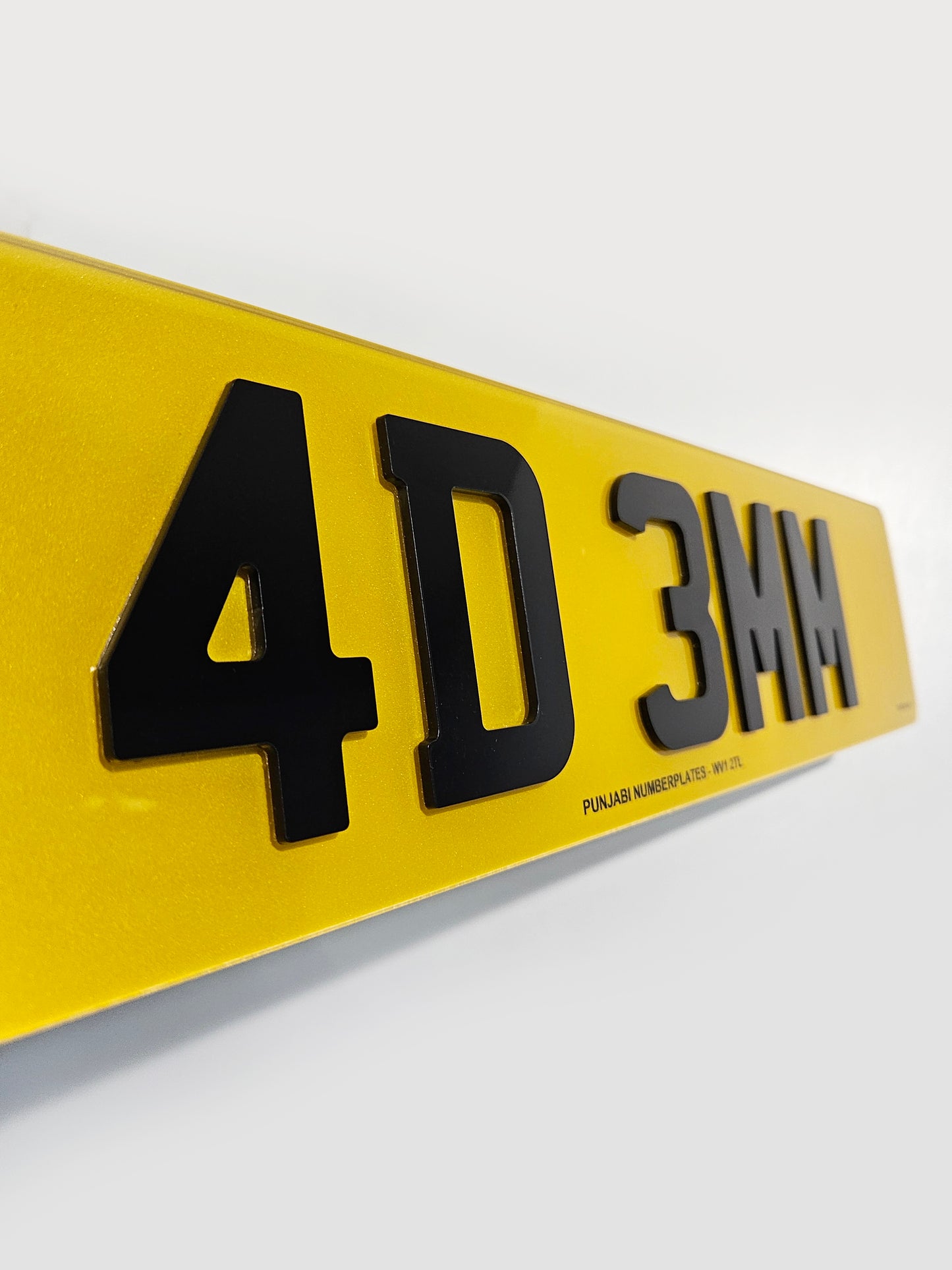 4D 3MM ACRYLIC ROAD LEGAL PLATES