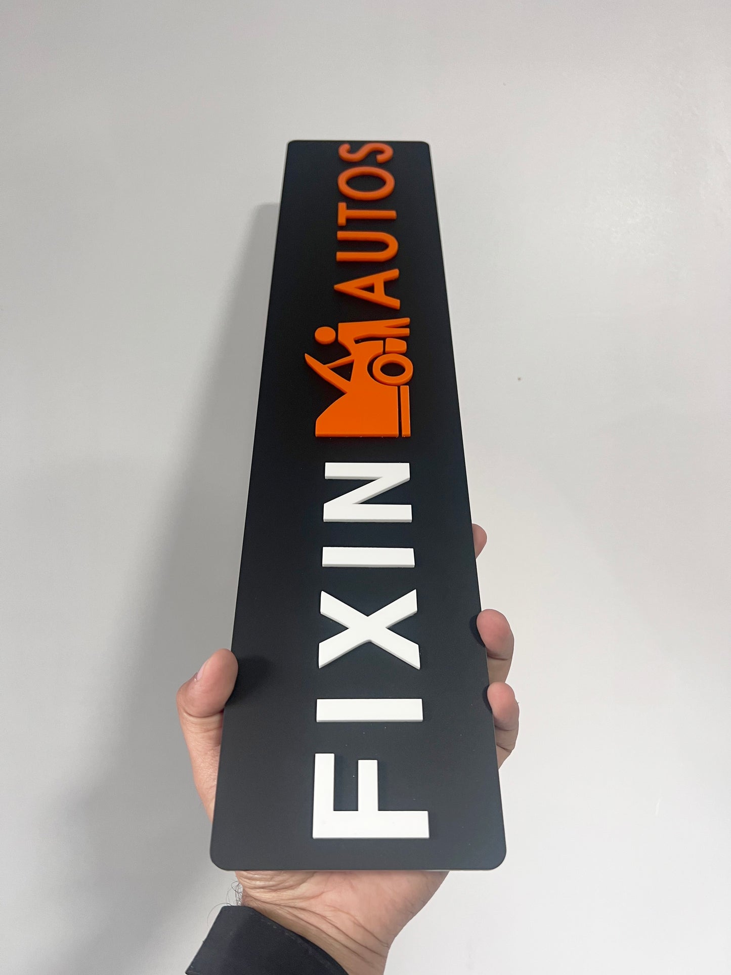 4D ACRYLIC BUSINESS LOGO SHOW PLATE
