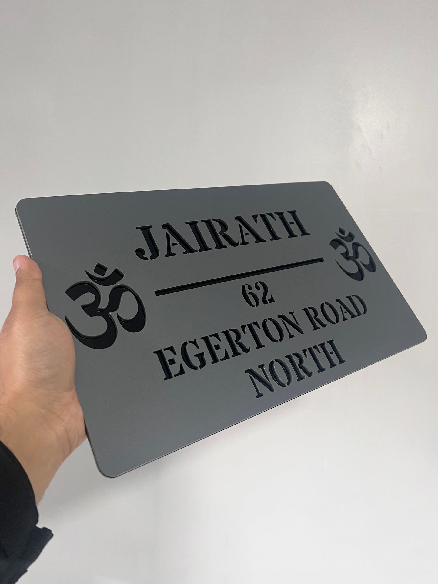 SIKH KHANDA PUNJABI HOUSE SIGN - 15 X 9