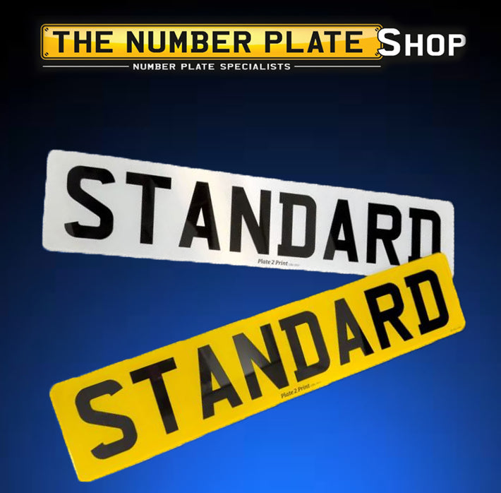 STANDARD NUMBER PLATES