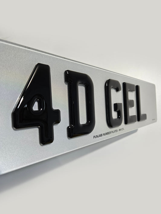 4D GEL ROAD LEGAL PLATES