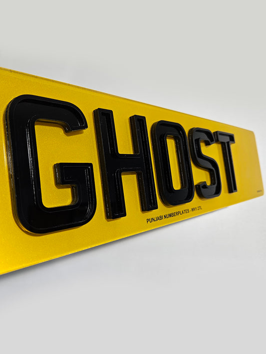GHOST ROAD LEGAL PLATES