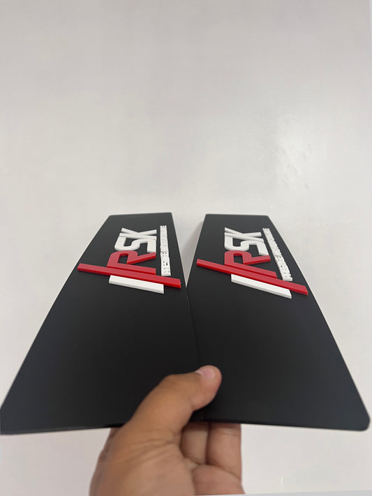 4D ACRYLIC PAIR BUSINESS LOGO SHOW PLATES