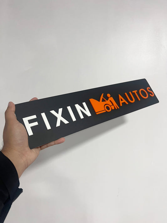 4D ACRYLIC BUSINESS LOGO SHOW PLATE