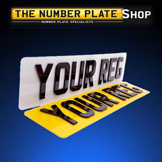 4D 3MM ACRYLIC ROAD LEGAL PLATES