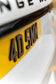4D 5MM ROAD LEGAL PLATES