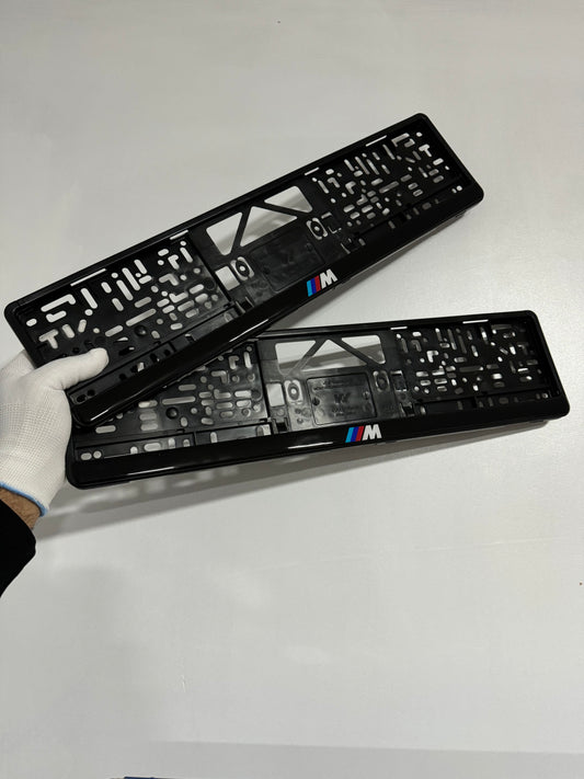 x2 BMW Car Number Plate Holders
